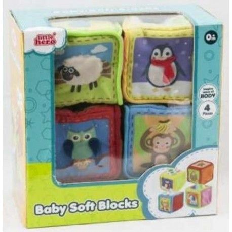Little Hero Grab & Sense Soft Cubes