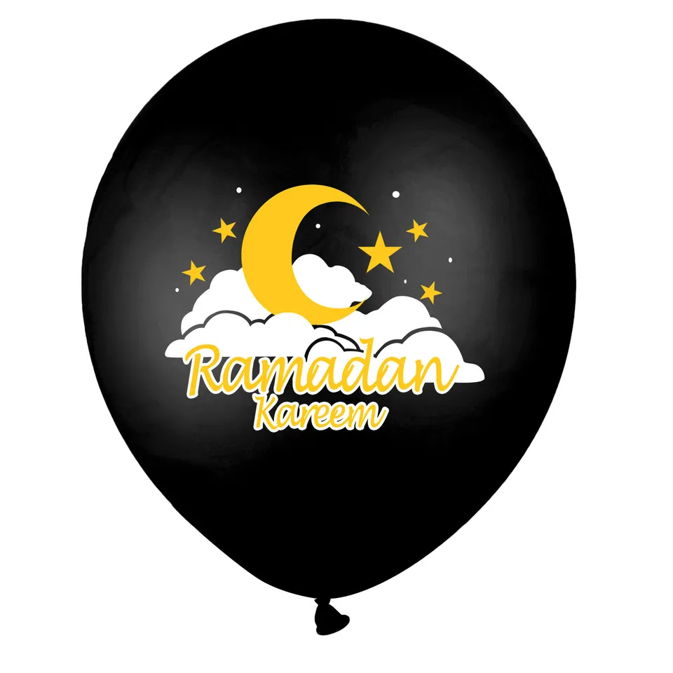 Highland - Ramadan Kareem Balloon Decorations - 10 Pc