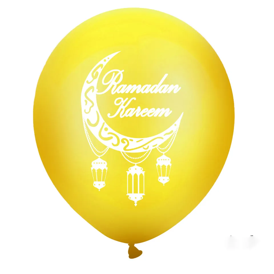Highland - Ramadan Kareem Balloon Decorations - 10 Pc