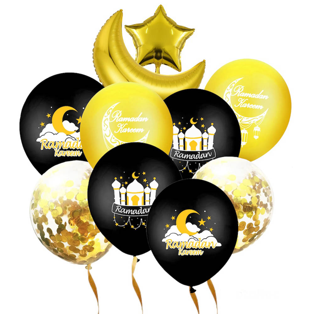 Highland - Ramadan Kareem Balloon Decorations - 10 Pc