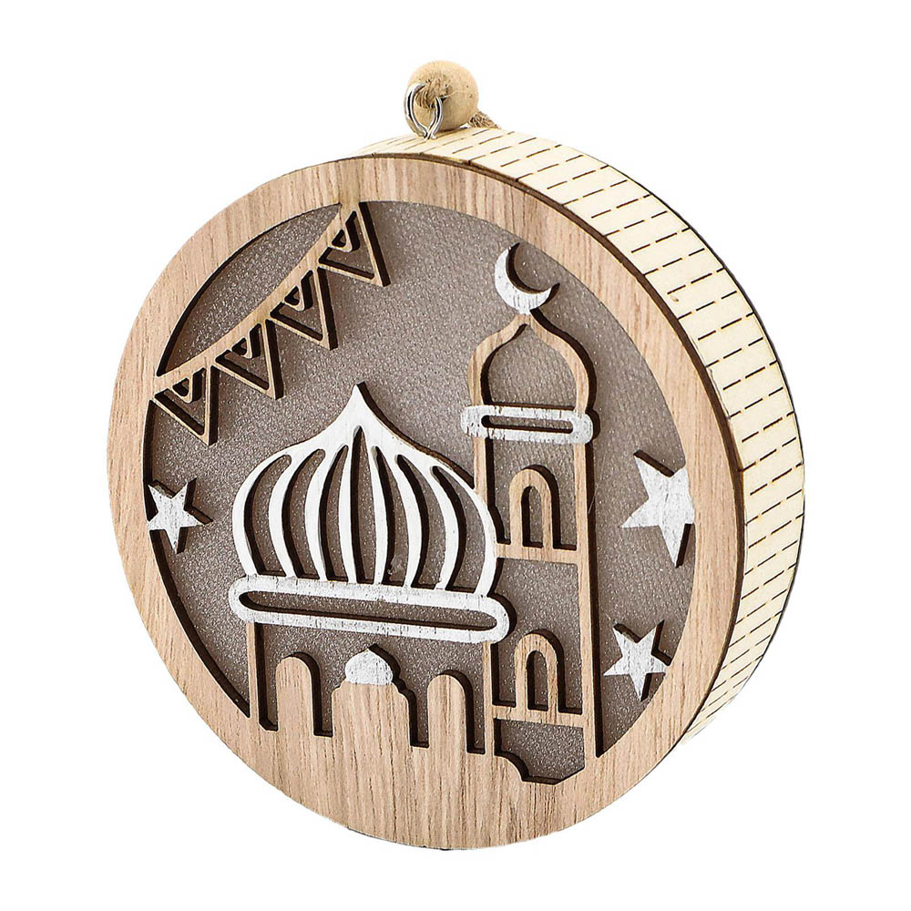 Highland - Wooden Eid Ramadan LED Light Hanging Decorations