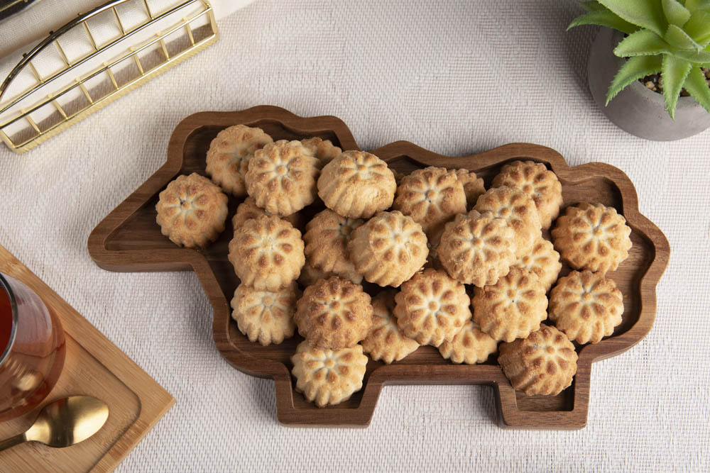 HilalFul - Acacia Wood Tray - Sheep