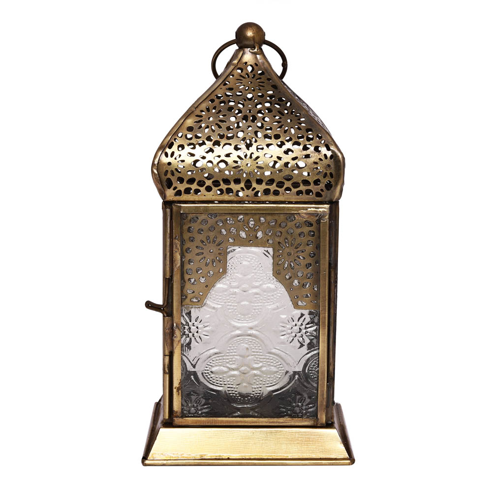 HilalFul - Authentic Handmade Lantern Medium - Clear Glass