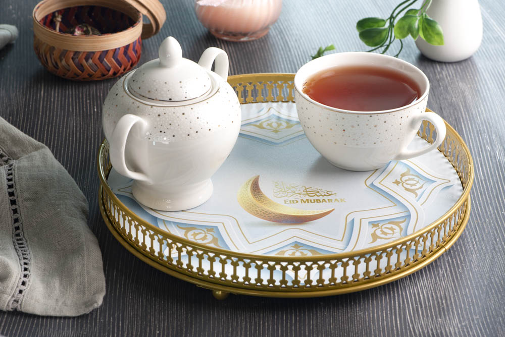 HilalFul - Eid Mubarak Tray - Circular Design