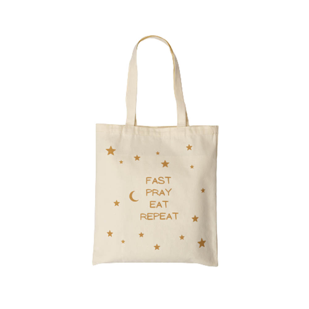 HilalFul - Fast, Pray, Eat, Repeat - Adult Tote Bag