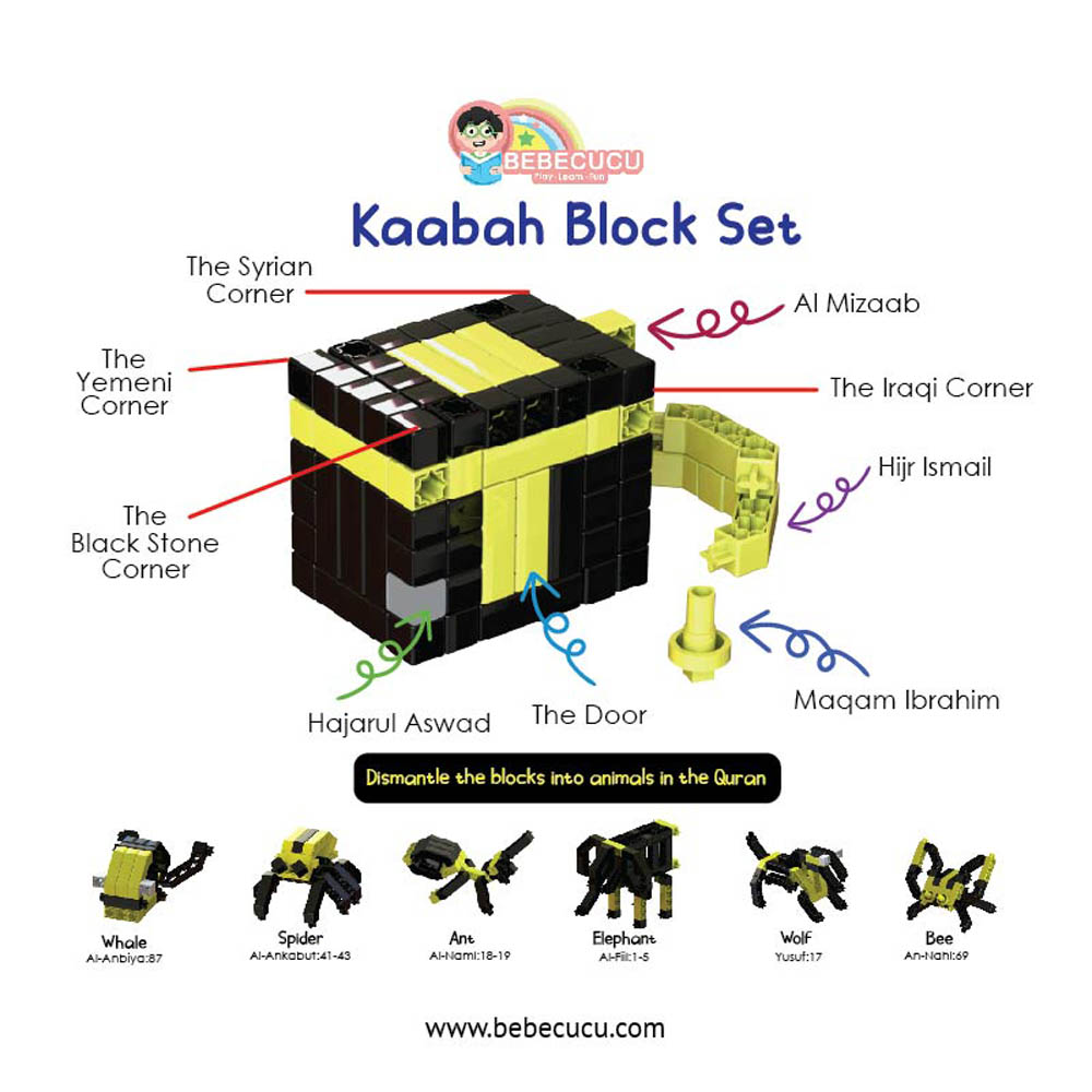 HilalFul - Kaabah Bricks Set