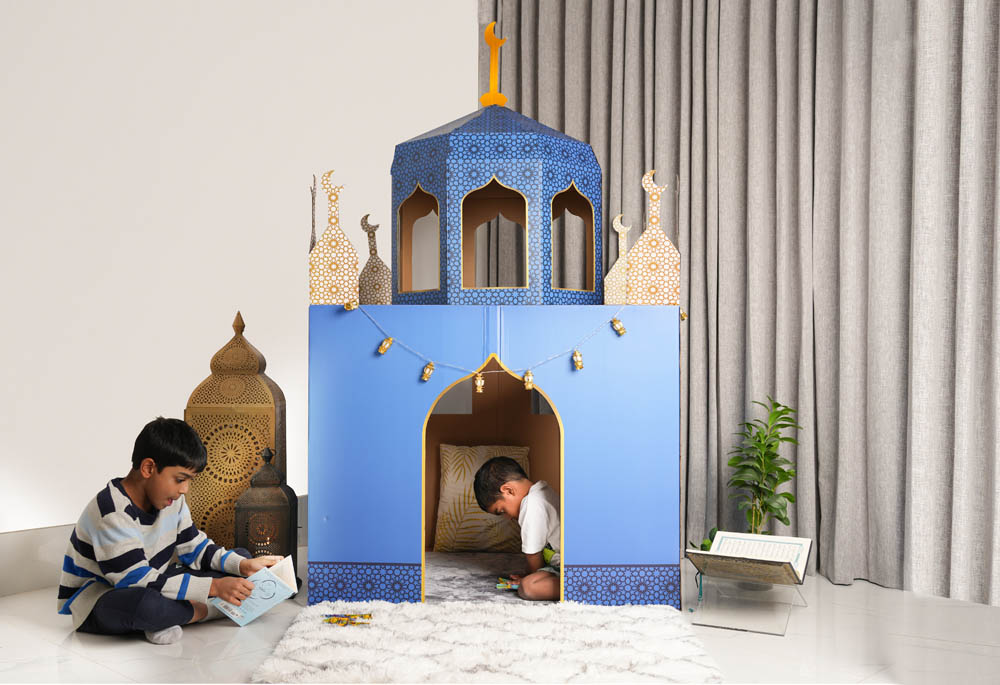 HilalFul - Mosque Cardboard Playhouse