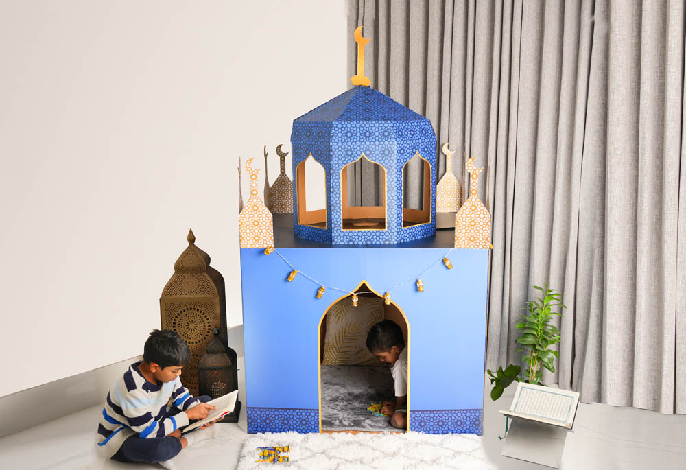 HilalFul - Mosque Cardboard Playhouse
