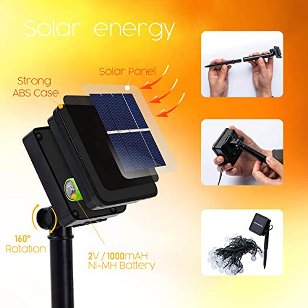 HilalFul - Outdoor Solar Light String