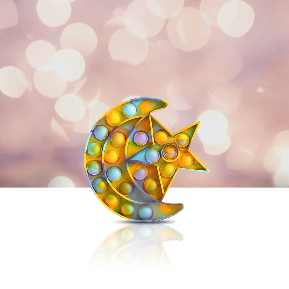 HilalFul - Push Pop Toy - Crescent