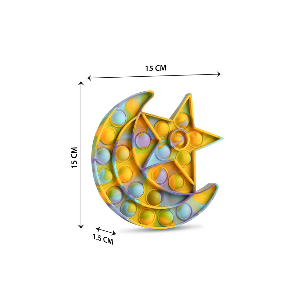 HilalFul - Push Pop Toy - Crescent