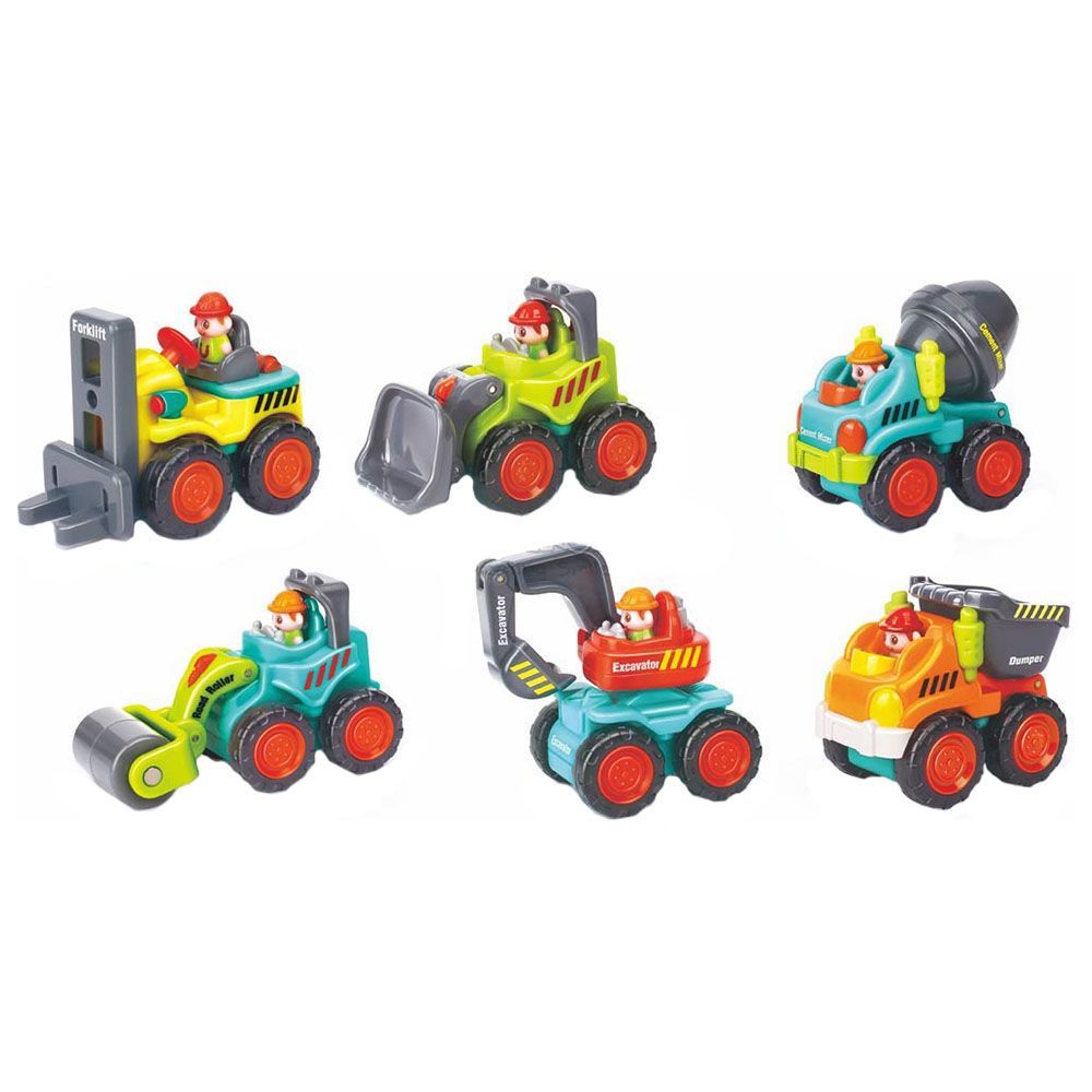 Hola Baby Toys Super Construction Vehicles 12 Pcs Set