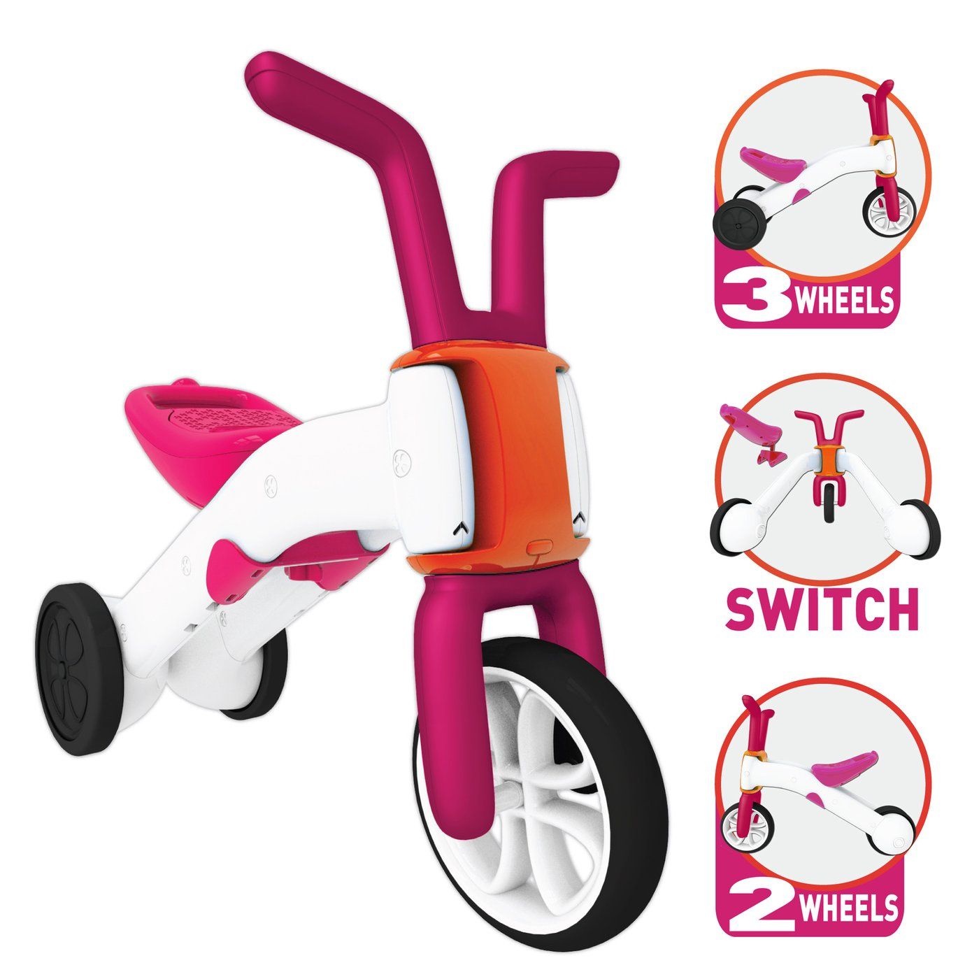 Chillafish - Bunzi 2-in-1 Gradual Balance Bike (Pink)
