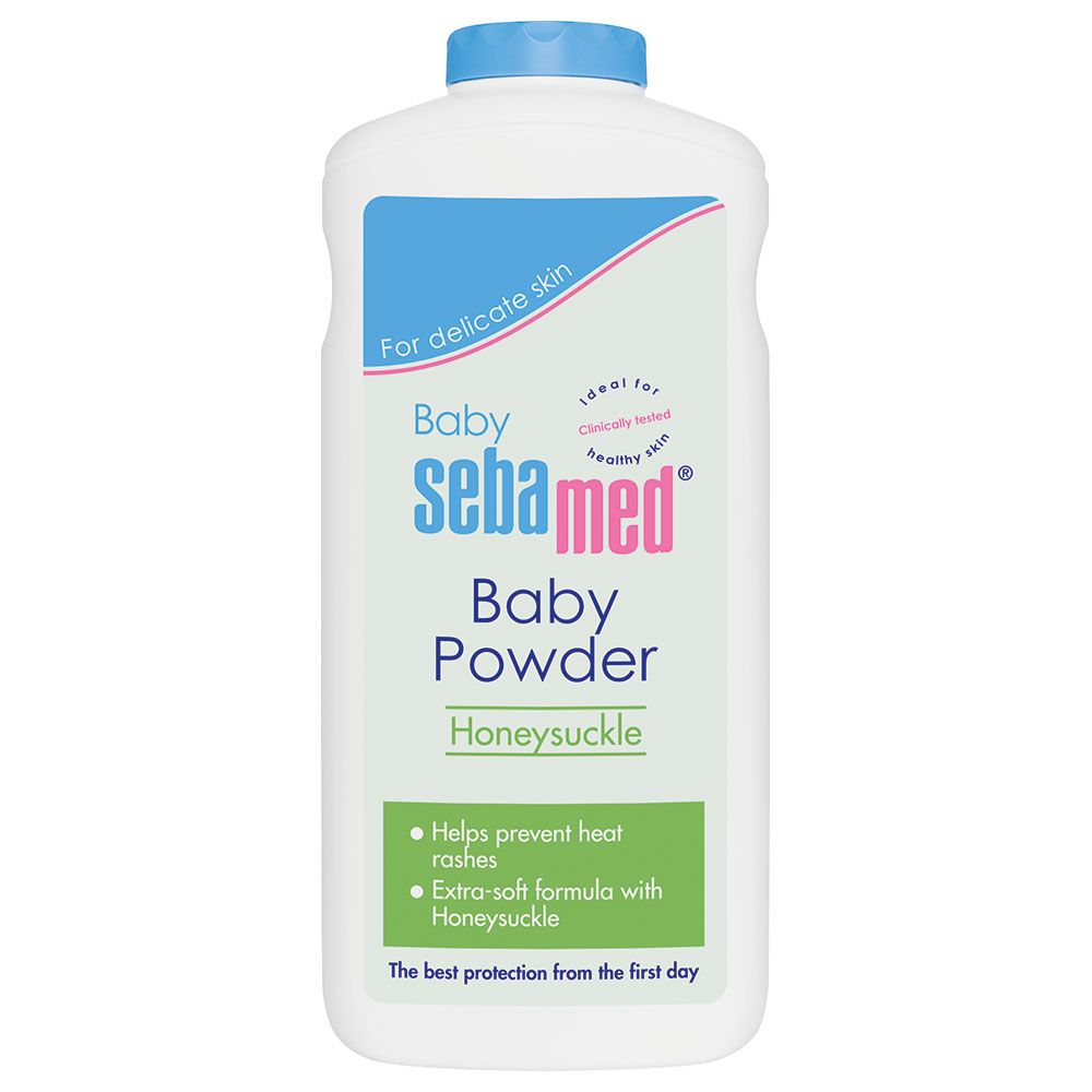 Sebamed Honeysuckle Baby Powder 400g Babystore.ae