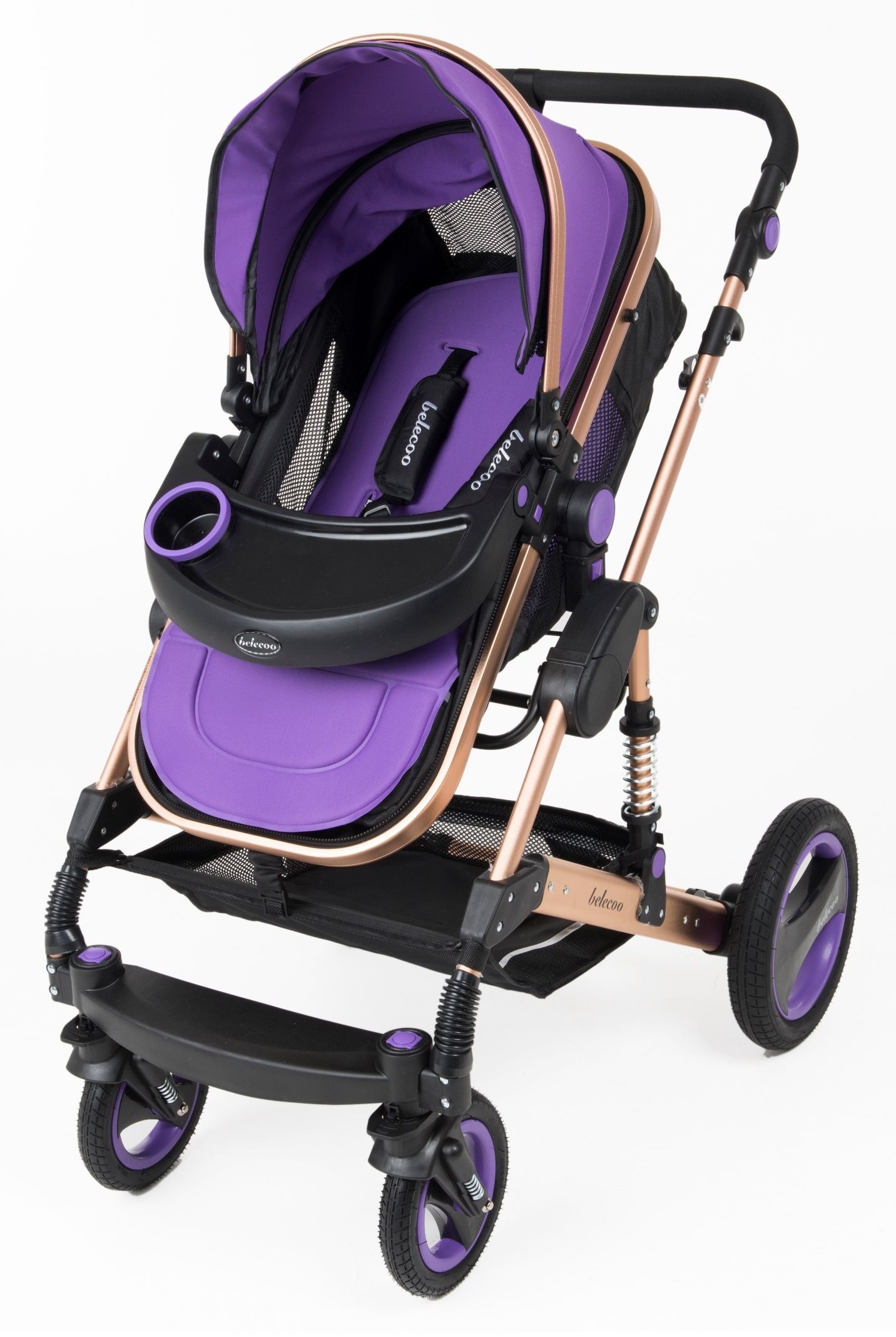 Belecoo stroller purple on sale