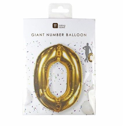 Talking Tables - We Heart Birthdays Foil 0 Balloon