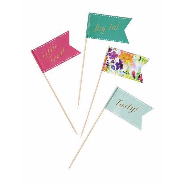 Talking Tables Floral Fiesta Canape Flags