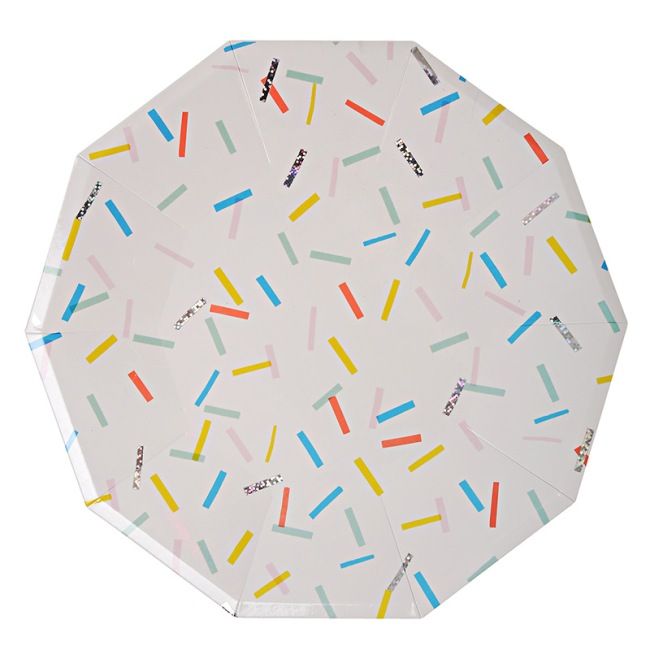 Meri Meri Sprinkles Large Plates