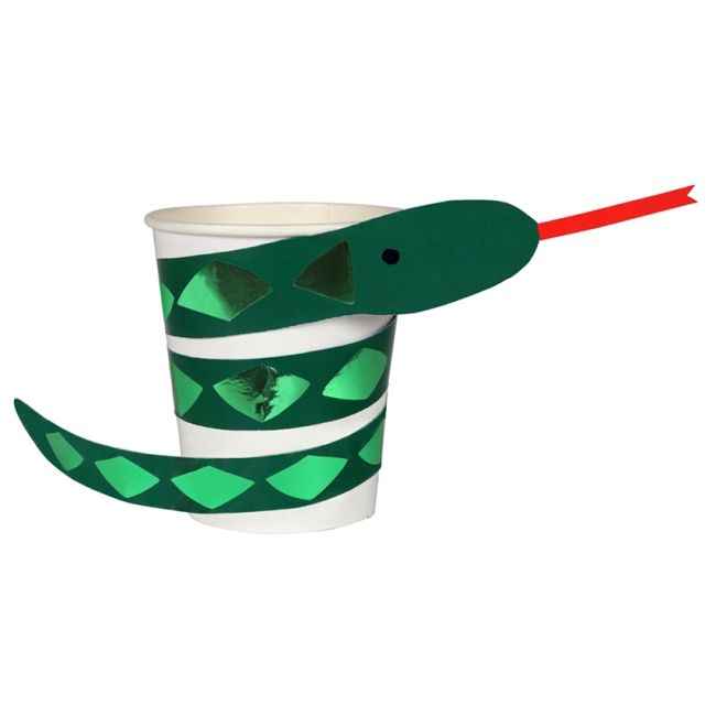 Meri Meri Go Wild Snake Party Cups