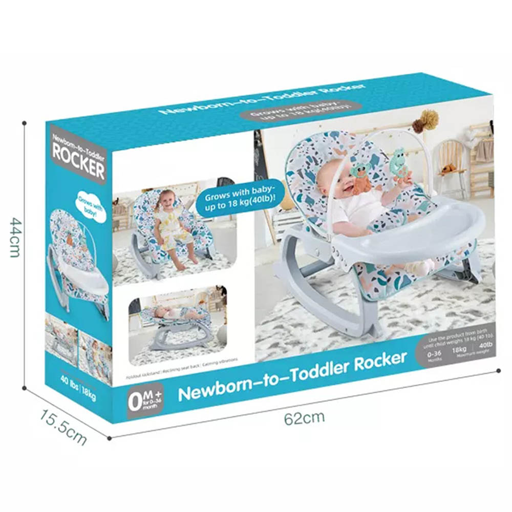 Hu-Baby - New Born To Toddler Rocker with Tray