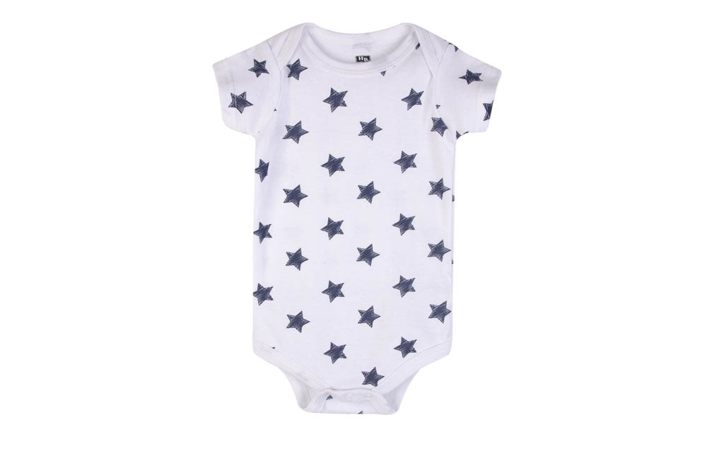Hudson Childrenswear - Bodysuit 3pcs Set Short Sleeve Mummys Boy - Blue