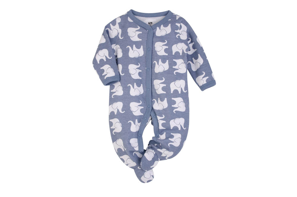 Hudson Childrenswear - Layette Set 3pc Blue Elephant - Blue