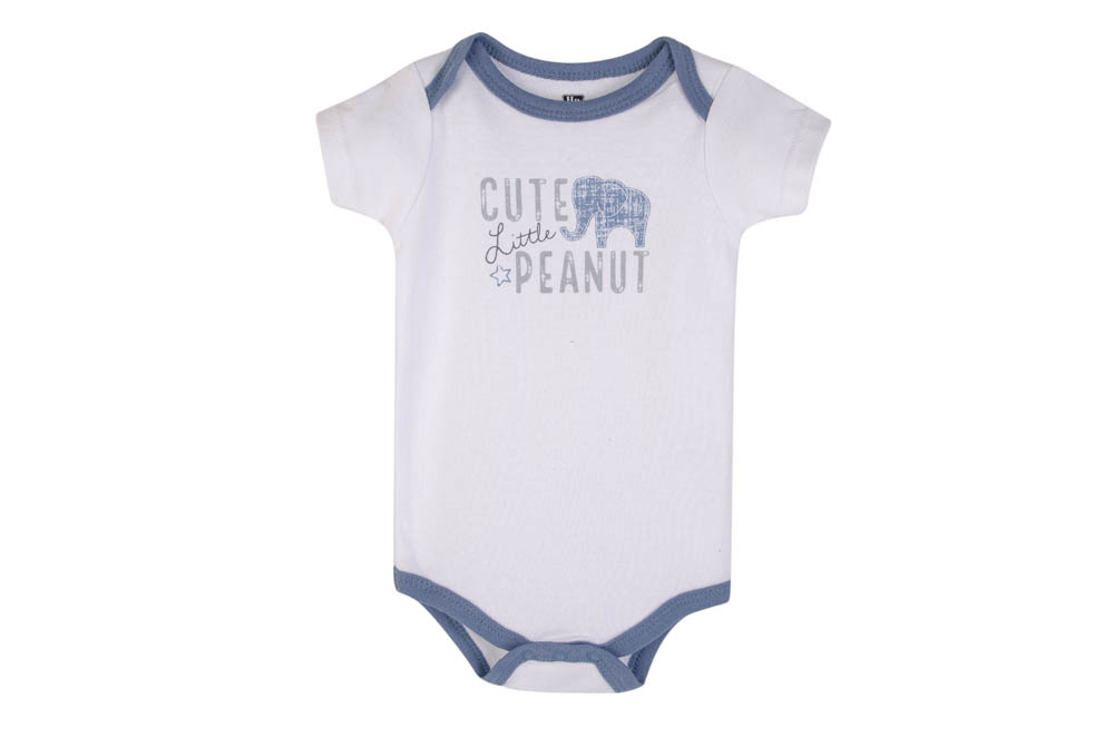Hudson Childrenswear - Layette Set 3pc Blue Elephant - Blue