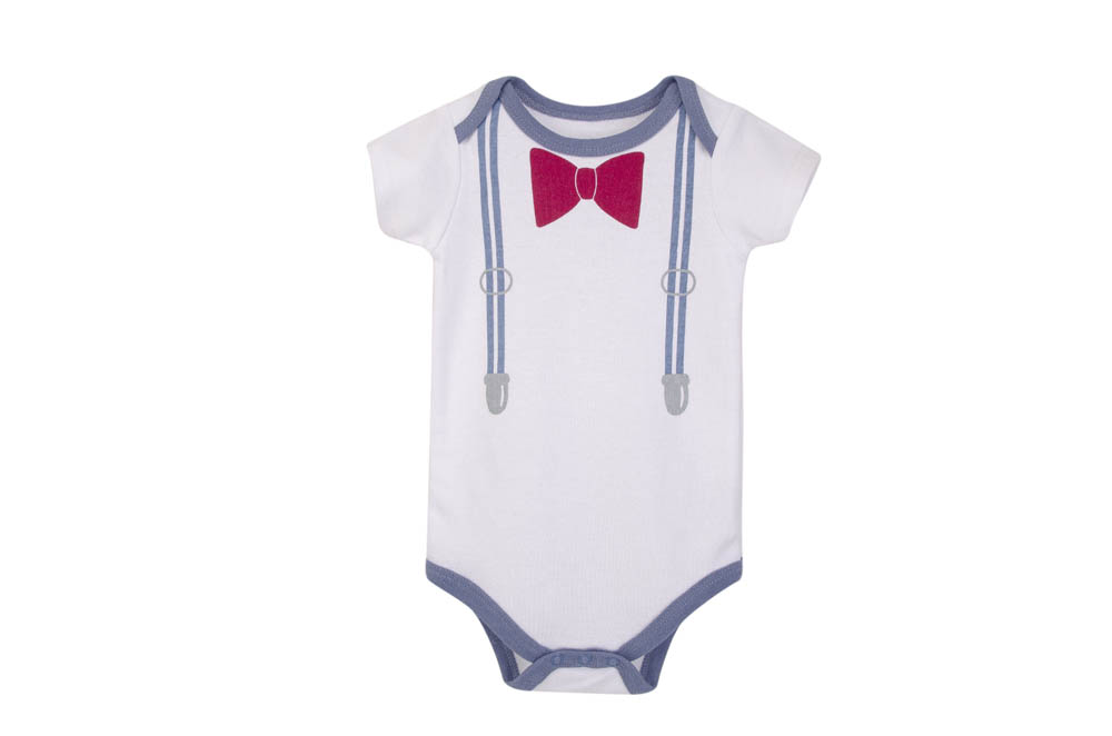 Hudson Childrenswear - Layette Set 3pc Bow Tie - Blue