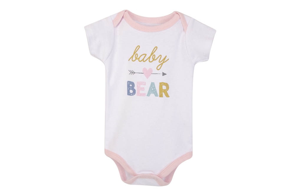 Hudson Childrenswear - Layette Set 3pc Pink - Lattice - Pink