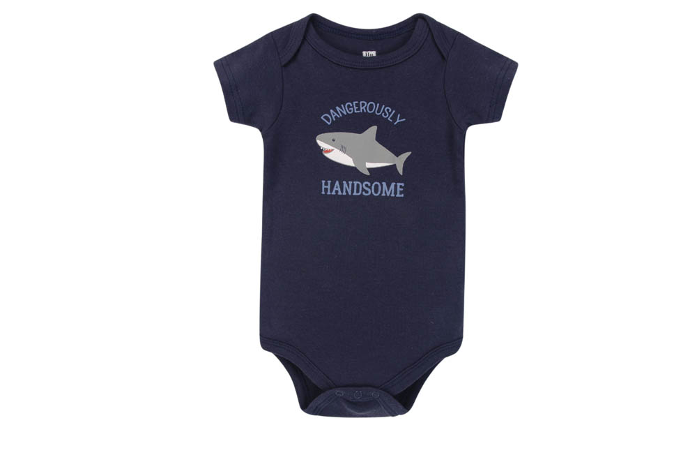 Hudson Childrenswear - Layette Set 3pc Sharks - Blue