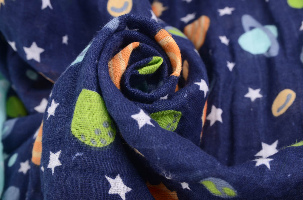 Hudson Childrenswear Muslin Swaddle Blanket Gift 3Pc