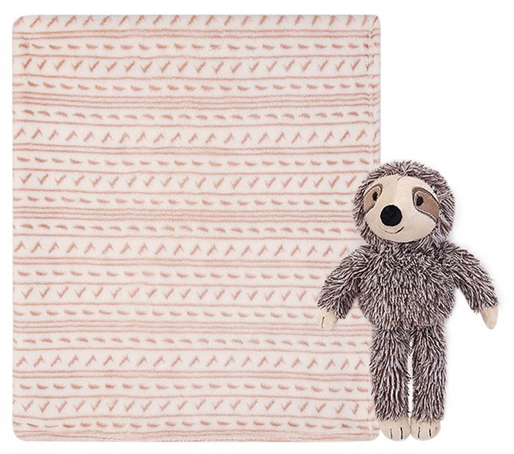 Hudson Childrenswear - Plush Blanket And Toy - Peach