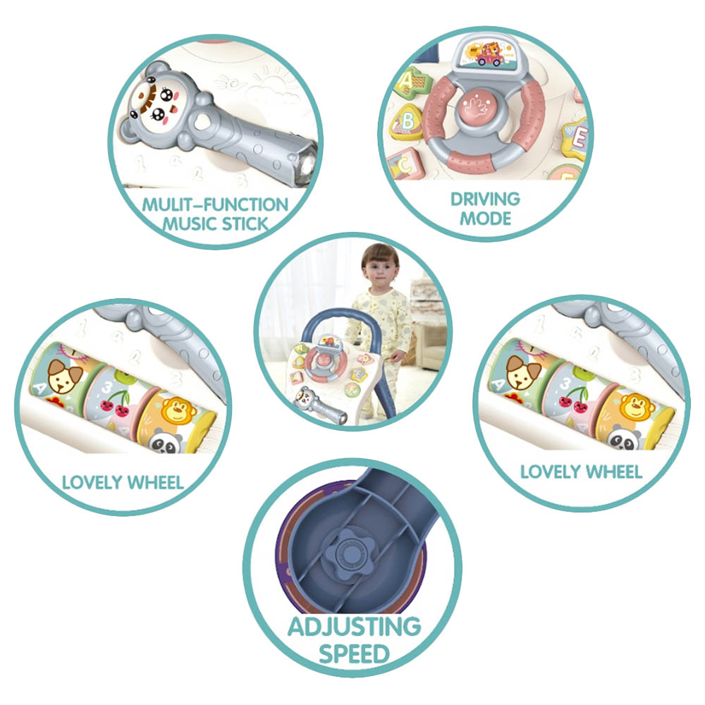 Ibi-Irn - Baby Walker with Magic Musical Light Stick