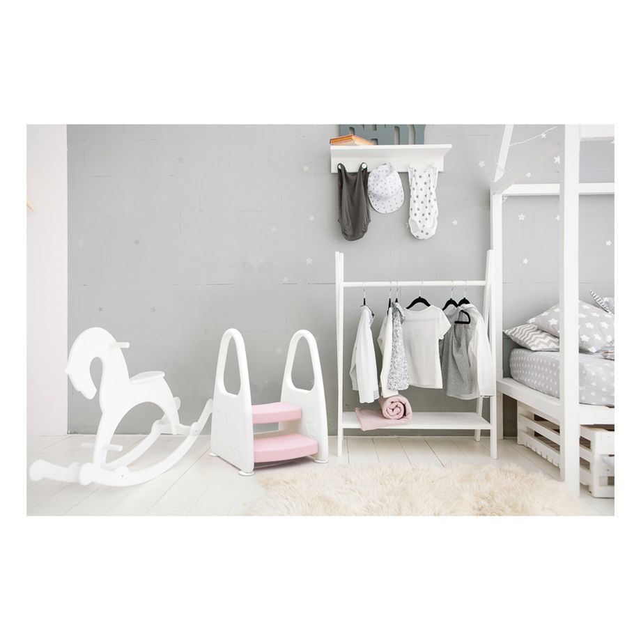 iFam - Safe Guard Step Stool - Pink