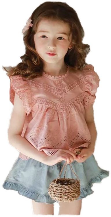 Vanya's Closet - Astrid Embroidered Top - Peach