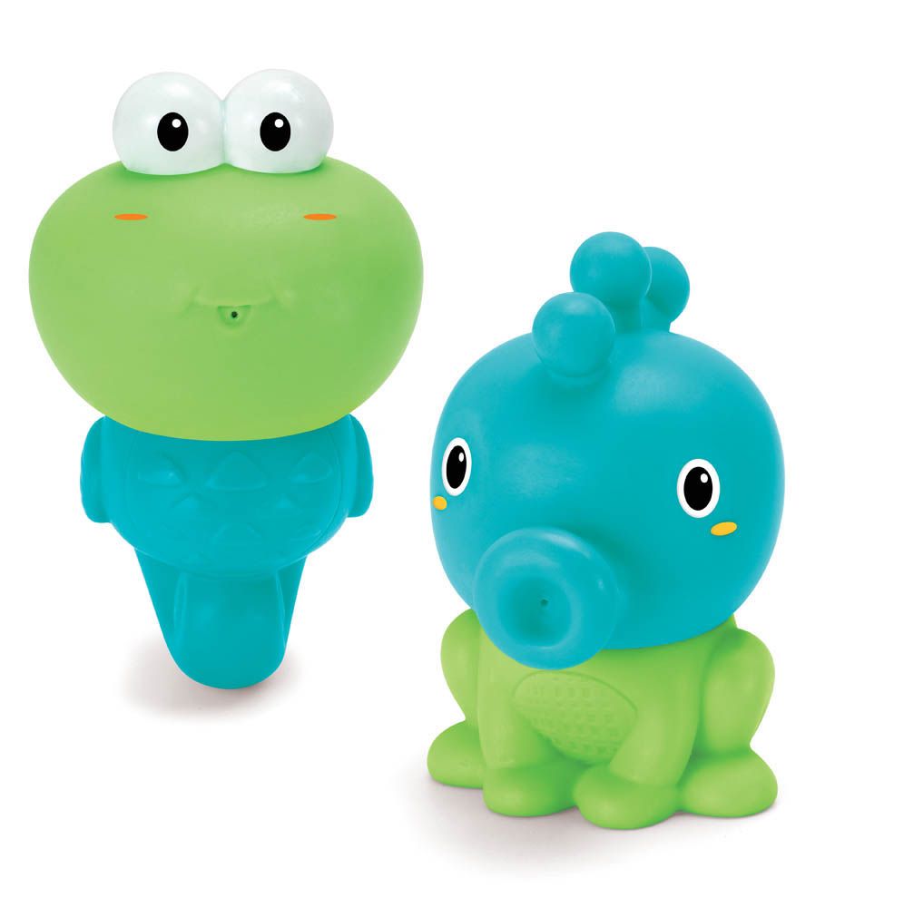Infantino - Easy Clean Bath Squirters With Clip Strip