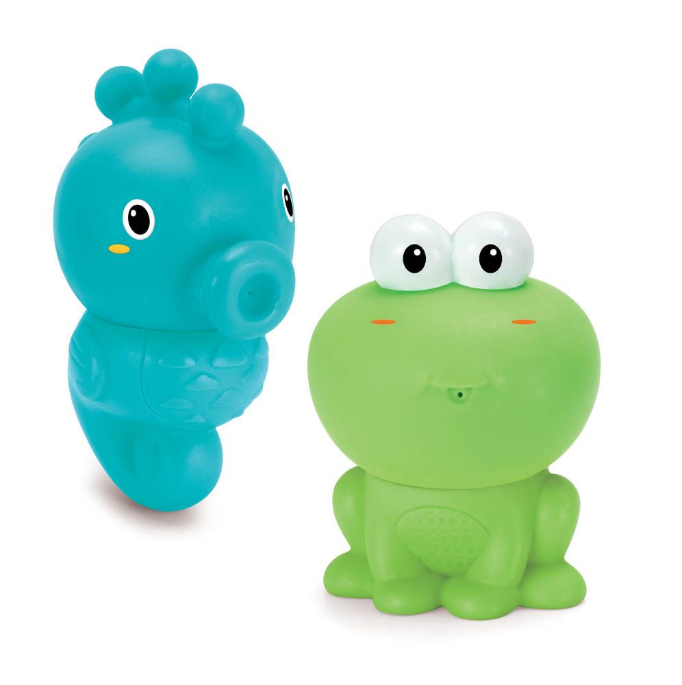 Infantino - Easy Clean Bath Squirters With Clip Strip