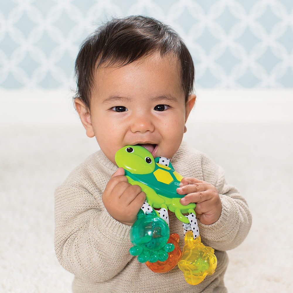 Infantino - Jingle Sea Charms Turtle Green