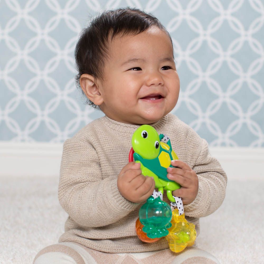 Infantino - Jingle Sea Charms Turtle Green