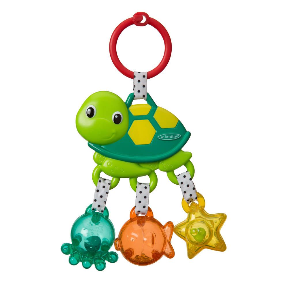 Infantino - Jingle Sea Charms Turtle Green