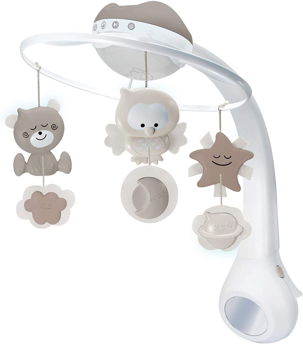 Infantino 3 In 1 Projector Musical Mobile - Ecru