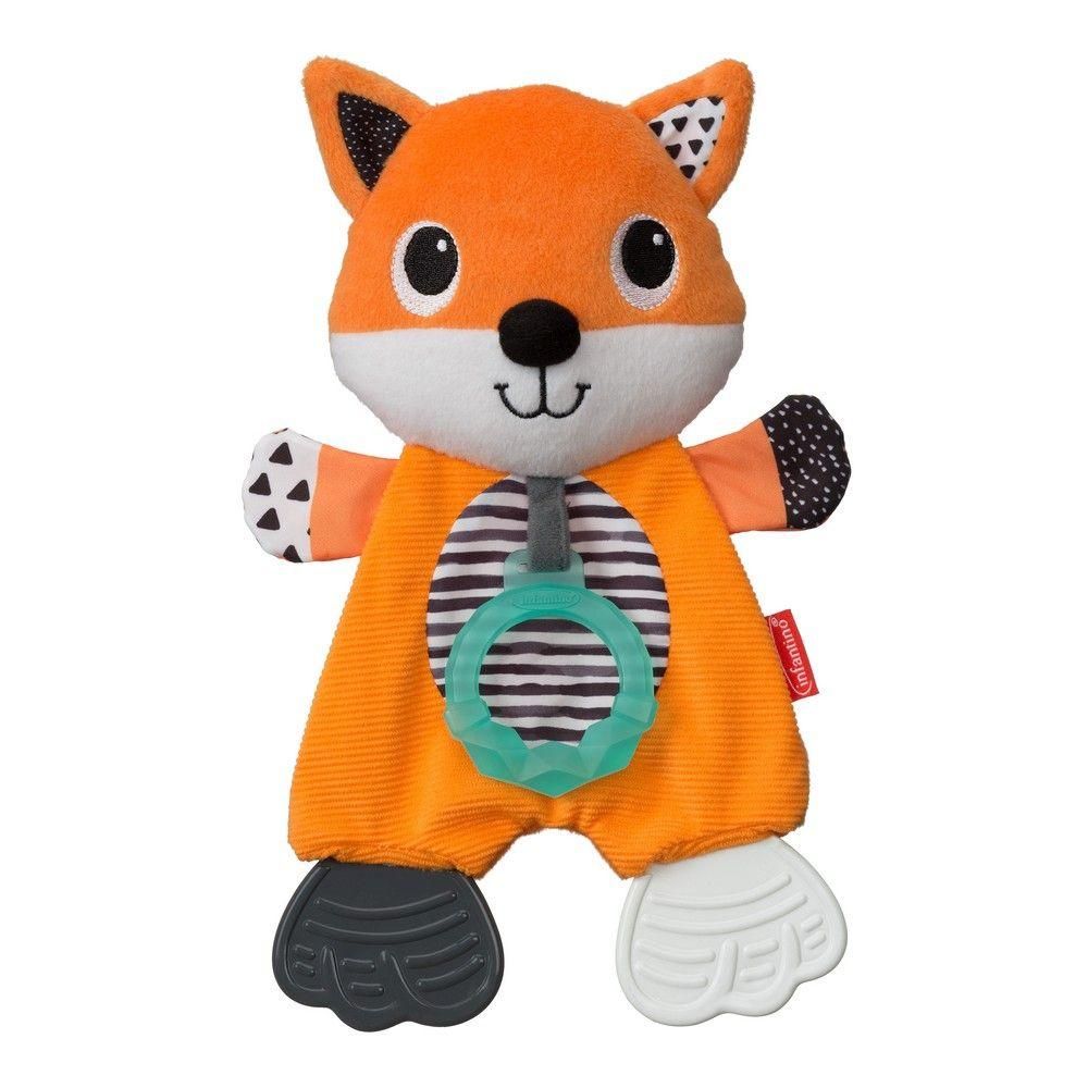 Infantino - Fox Cuddly Teether - Orange