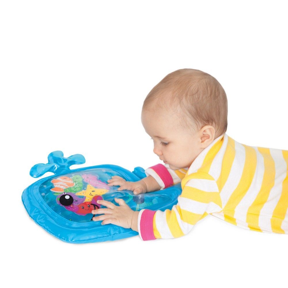 Infantino - Sensory Whale Pat & Play Water Mat - Blue