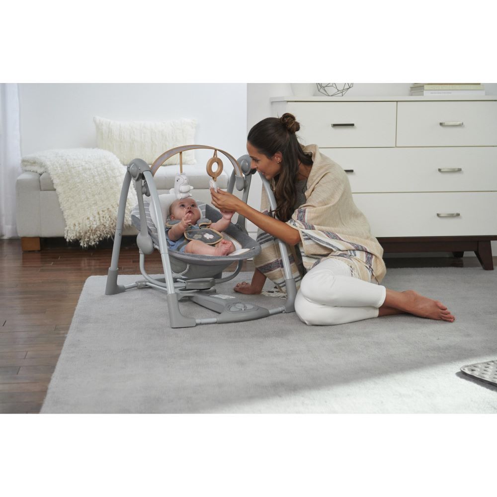 Ingenuity baby swing bella teddy online