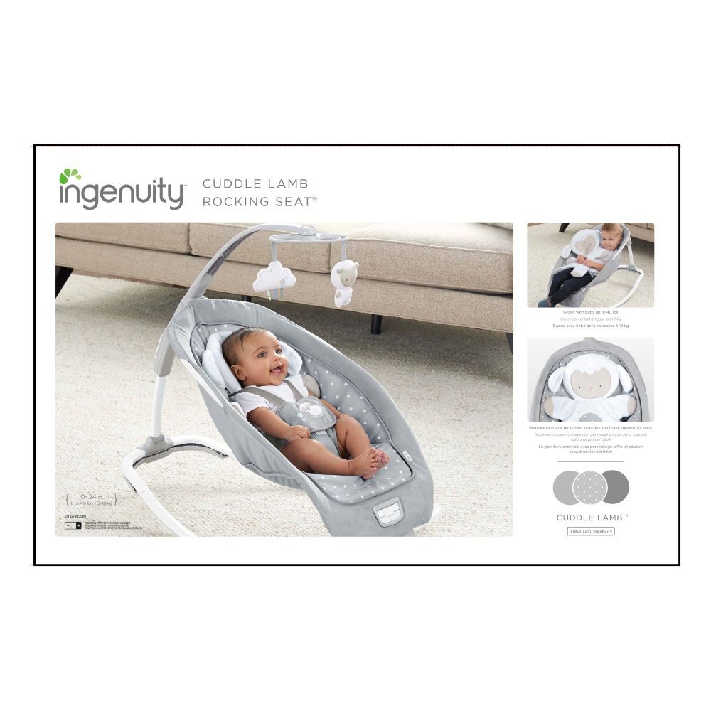 Ingenuity - Rocking Seat - Cuddle Lamb