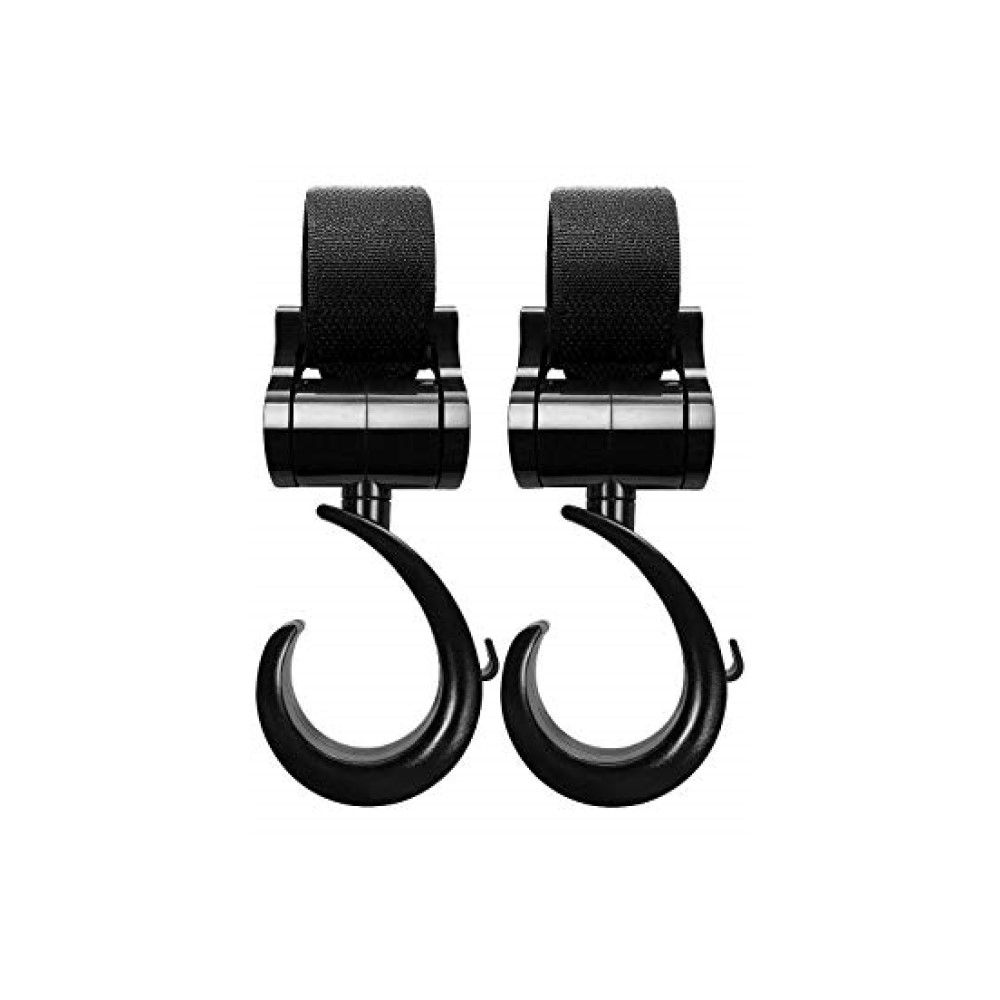 Insular Universal Stroller Hooks - Black