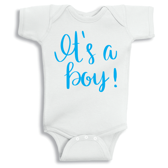 Twinkle Hands It's a boy baby shower Baby Onesie
