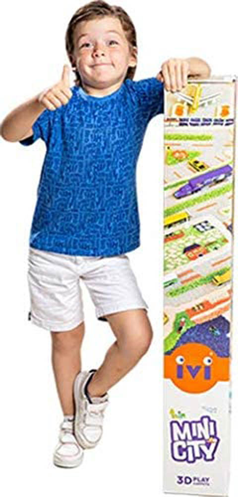 IVI - 3D Carpet Imaginative Play Mat Mini City Design - Medium