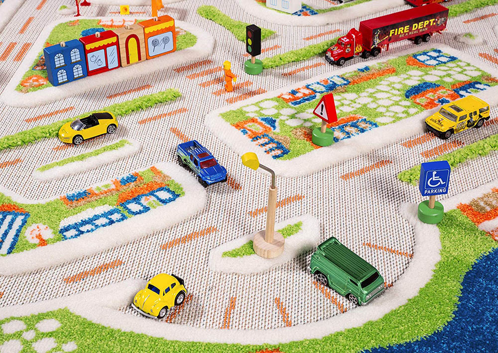 IVI - 3D Carpet Imaginative Play Mat Mini City Design - Medium