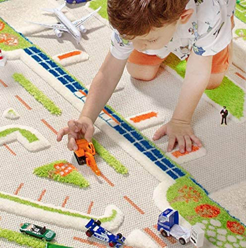 IVI - 3D Carpet Imaginative Play Mat Mini City Design - Medium
